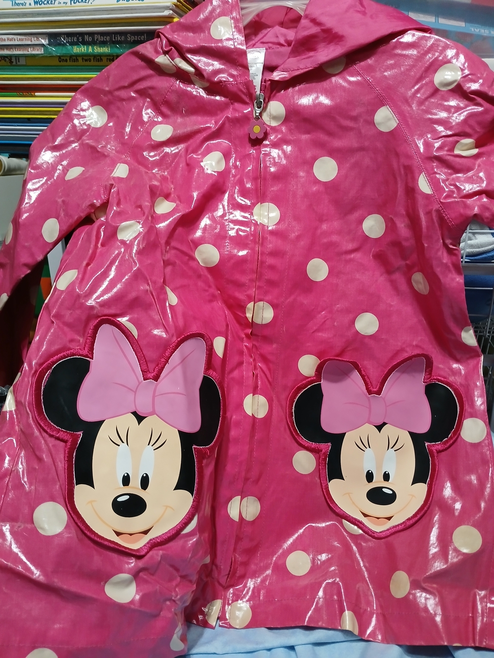 Pink Polka Dot Minnie Mouse Raincoat